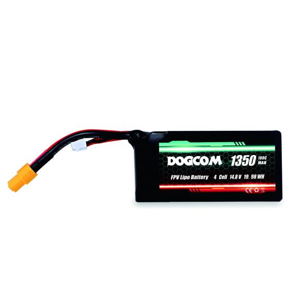 dogcom 100c 4s 1350mah 14 8v lipo battery xt60 mantisfpv australia