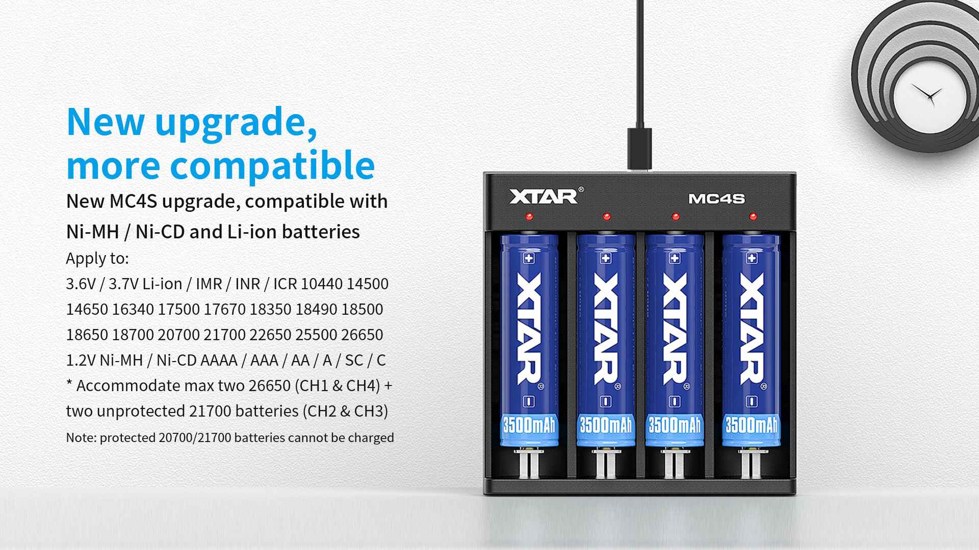xtar mc4s usb 18650 battery charger mantisfpv australia description 01